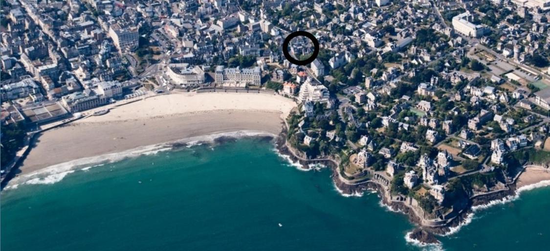 Dinard: Studio A 100 M De La Plage De L'Ecluse Екстер'єр фото